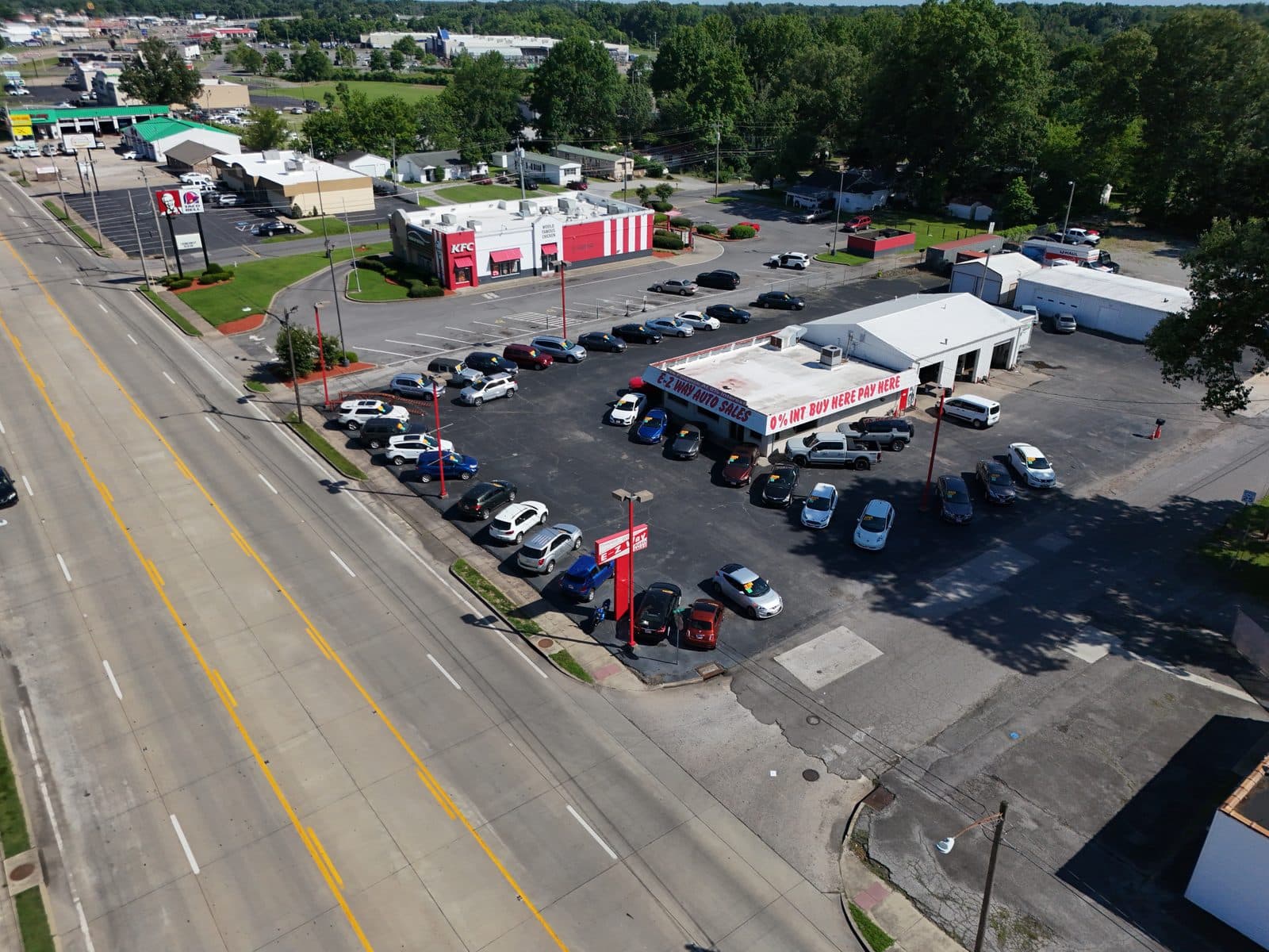 Commercial retail strip