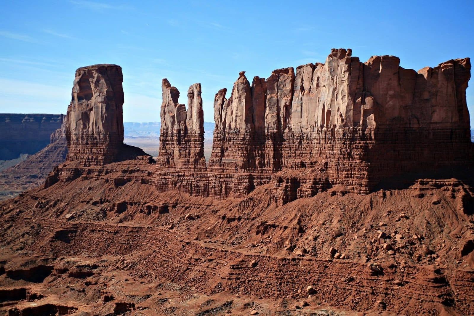 Desert rock towers